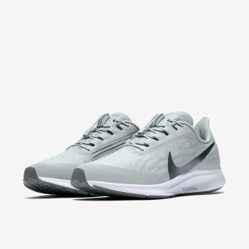 Nike Air Zoom Pegasus 36 FlyEase - Női Futócipő - Platina/Fehér/Metal Szürke